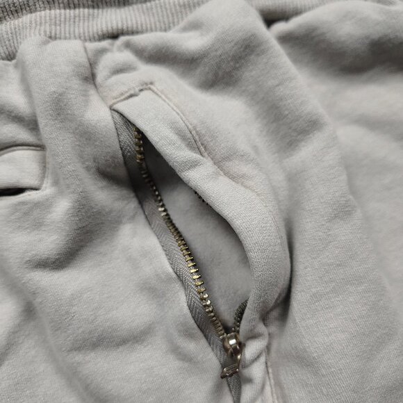 BOLONGARO TREVOR Sport Cloth Shorts Men's Medium Gray Drawstring Cotton Blend - Picture 3 of 11